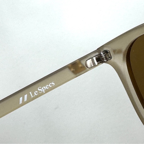 LE SPECS Bandwagon NEW Sunglasses Matte Stone Frame With Copper Mirror Lens NEW main image 8